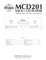 McIntosh MCD-201 - Service manual